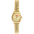 Women's 5th Avenue Gold-Tone Metal Watch W/ Swarovski Crystals